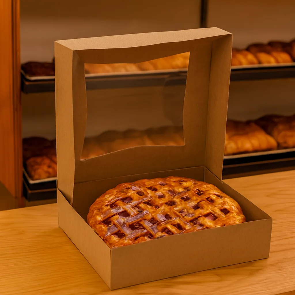Custom brown bakery boxes