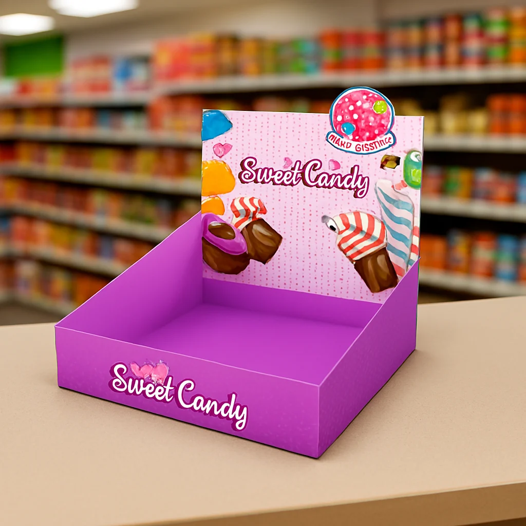 custom printed candy display boxes