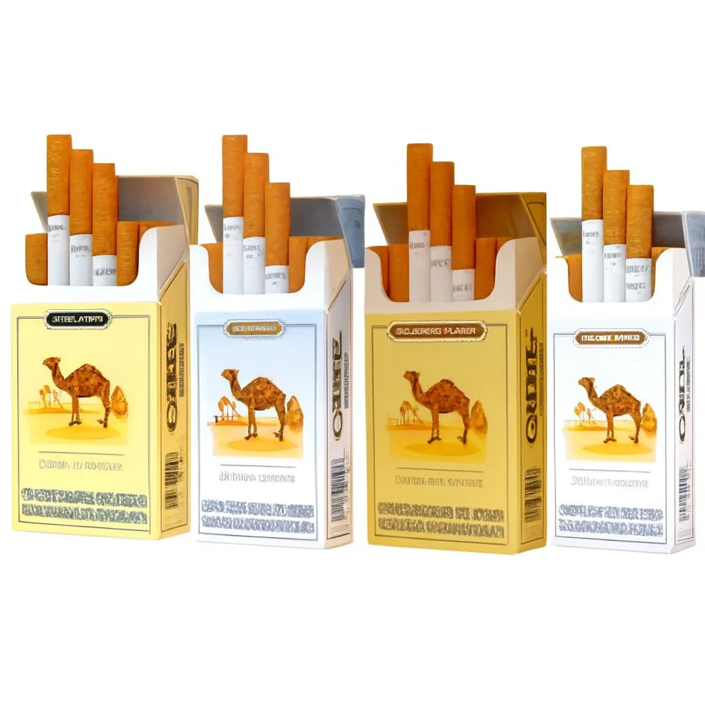 camel cigarette box
