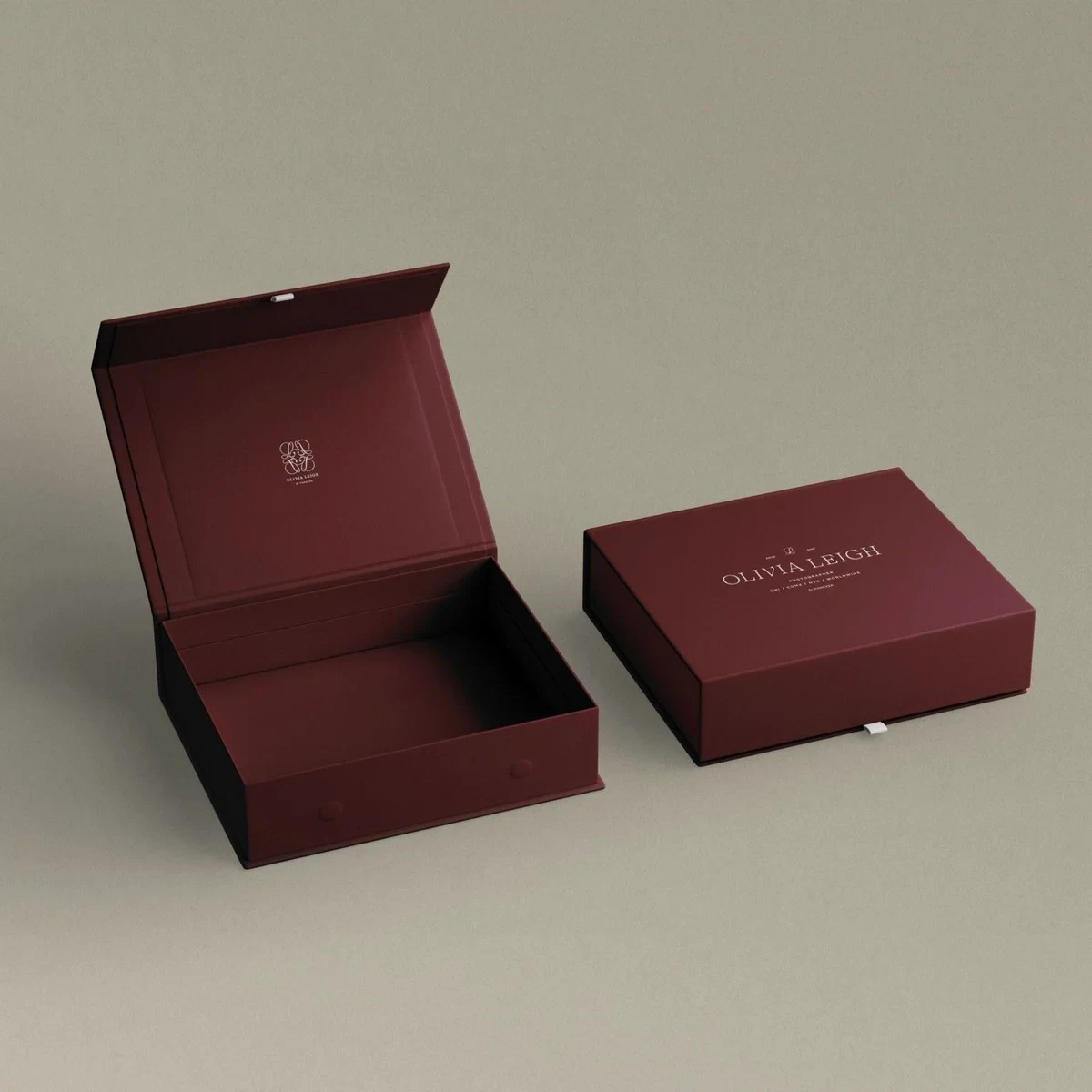 single colour rigid boxes UK
