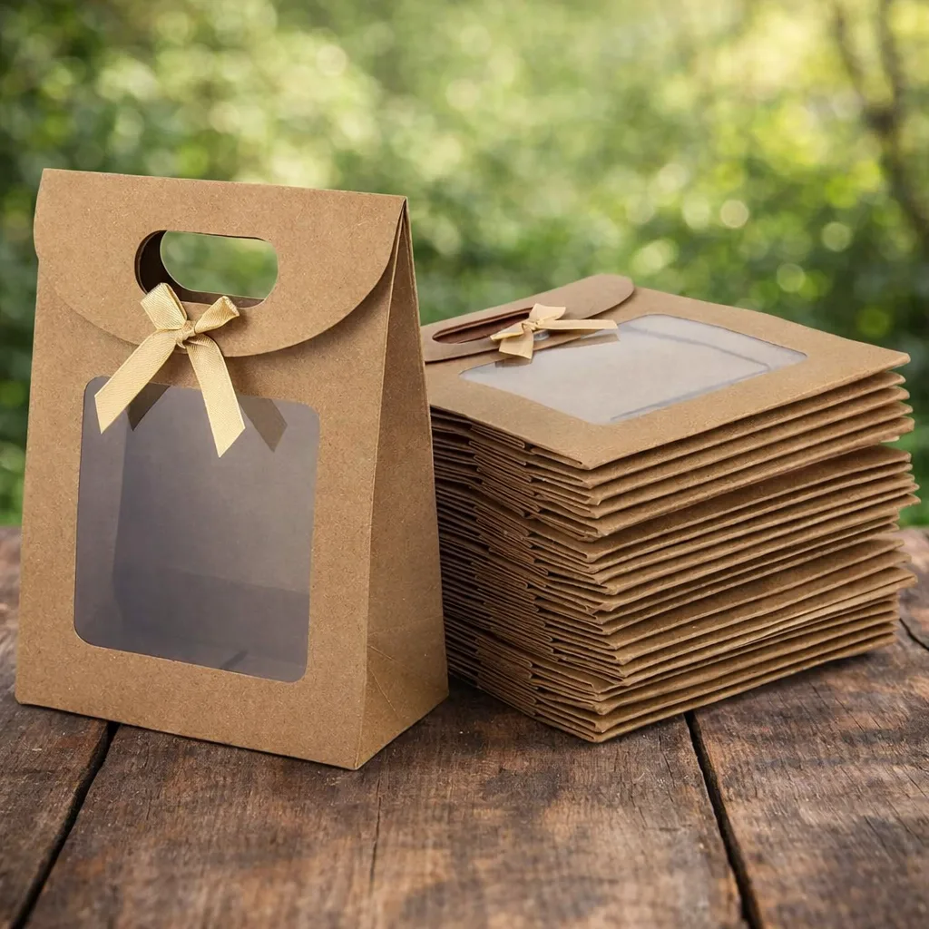 eco friendly paper bags with window