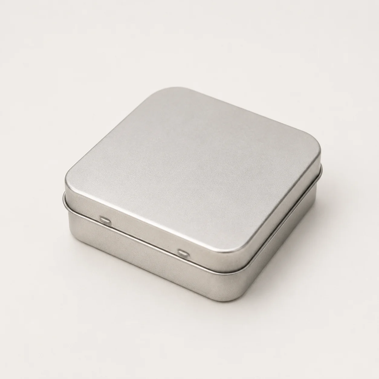 Square Hinged Tin Boxes