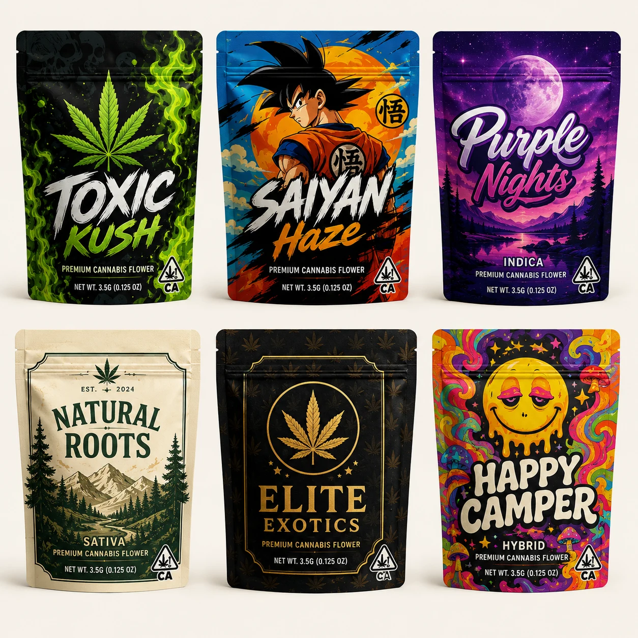 Weed Mylar Bags