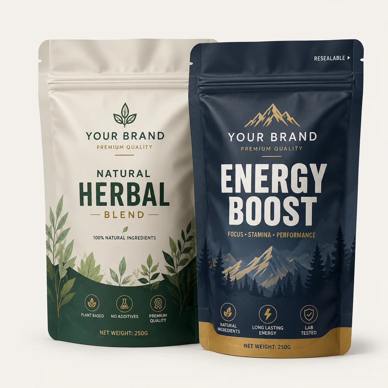 16 OZ MYLAR BAGS