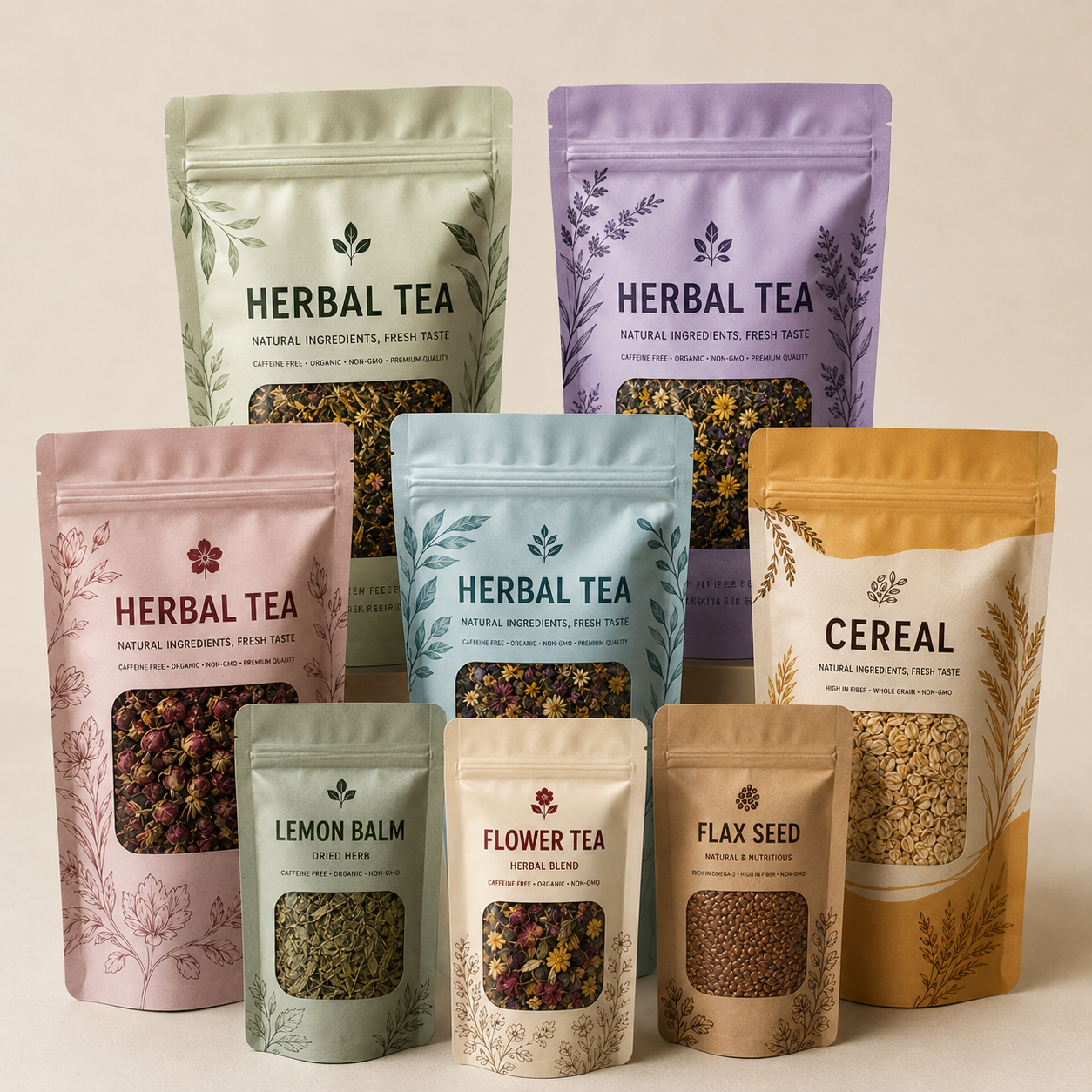 HERB MYLAR BAGS