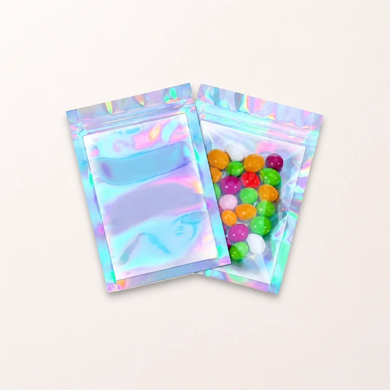 HOLOGRAPHIC MYLAR BAGS