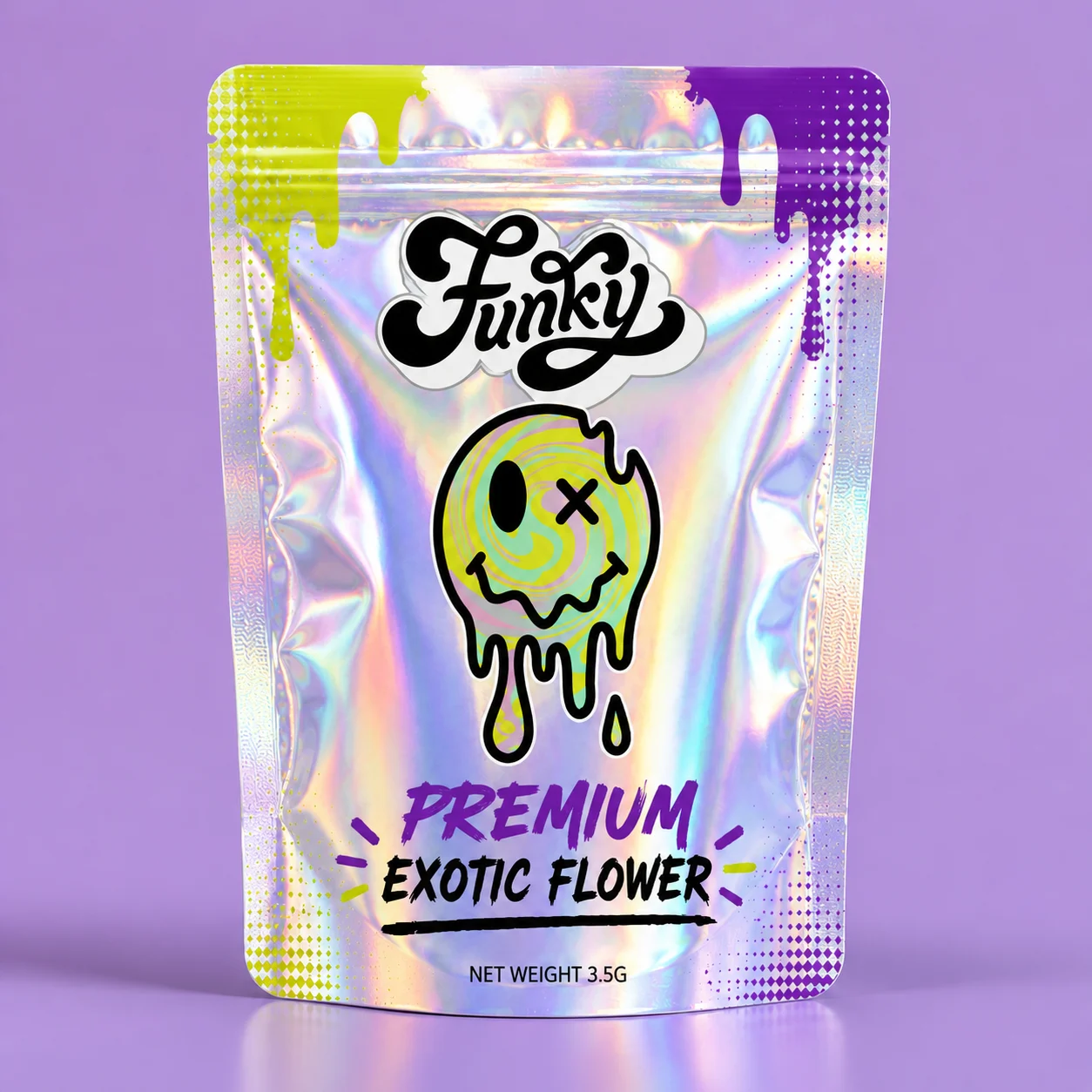 HOLOGRAPHIC MYLAR BAGS