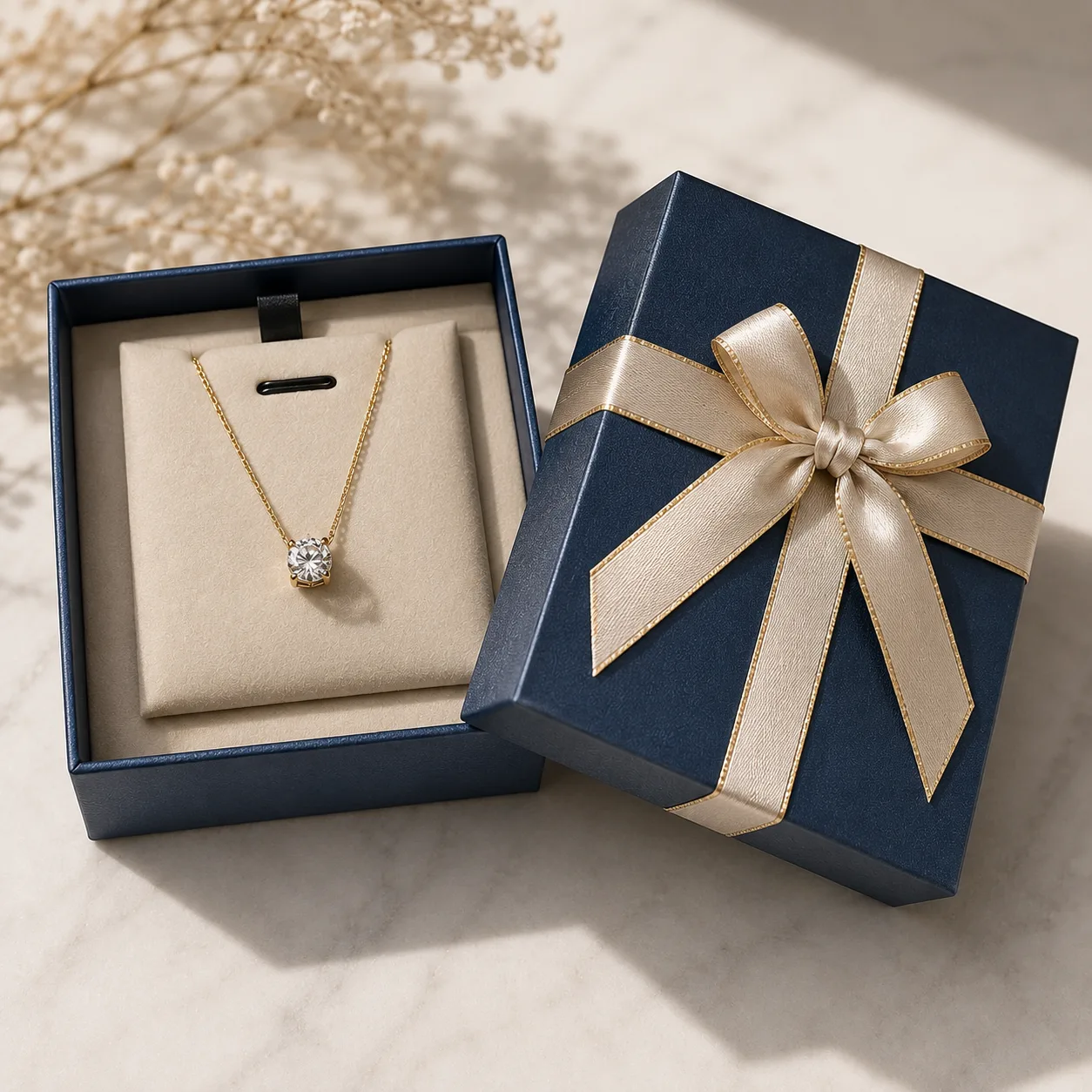 custom necklace box