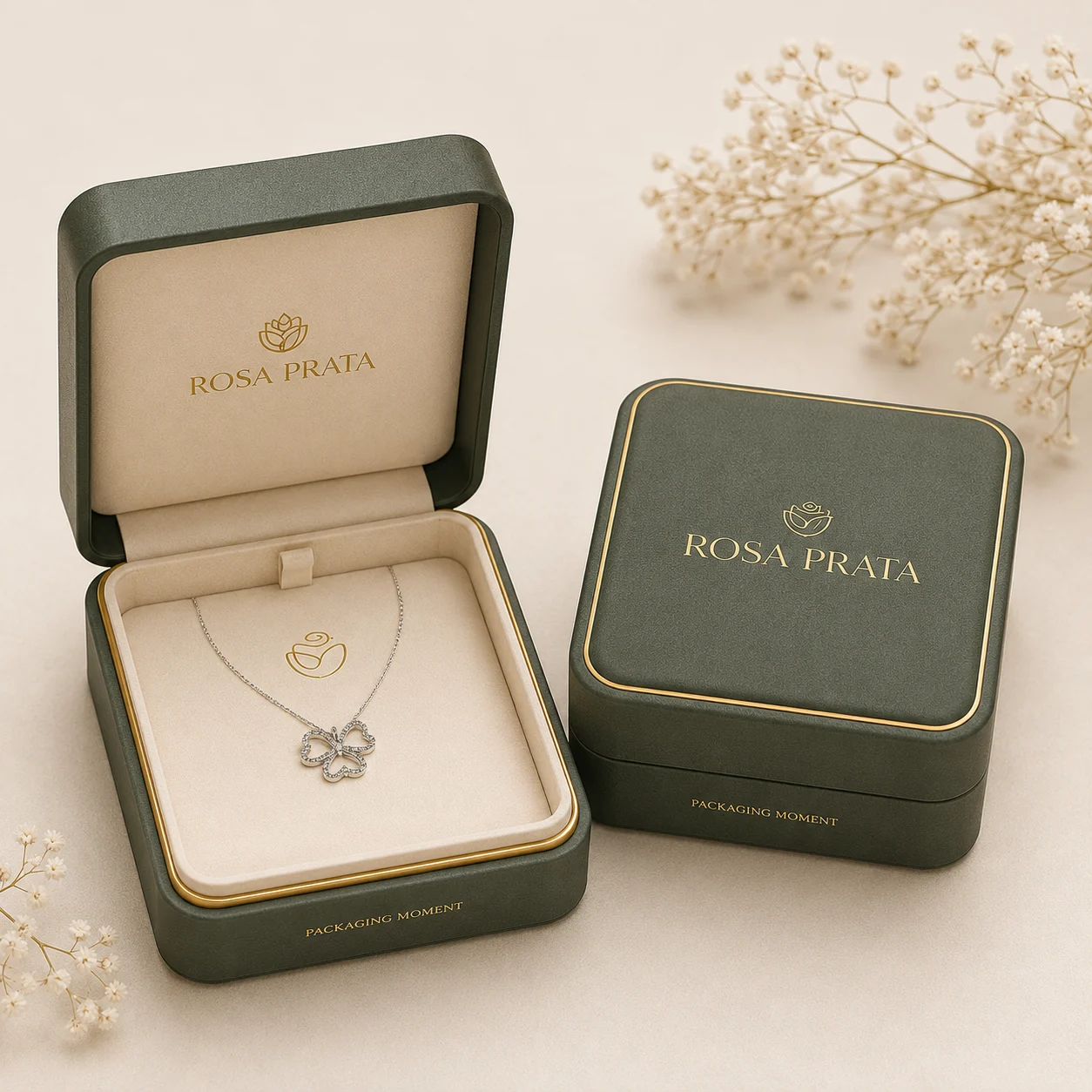 custom necklace box