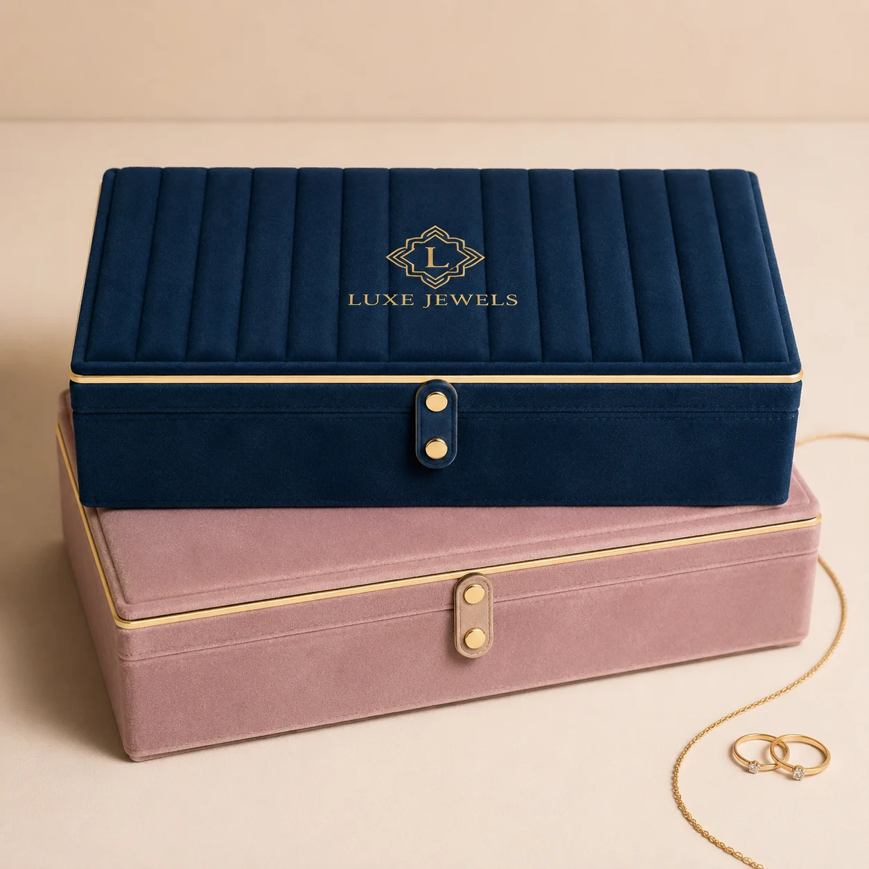 CUSTOM VELVET JEWELLERY BOX