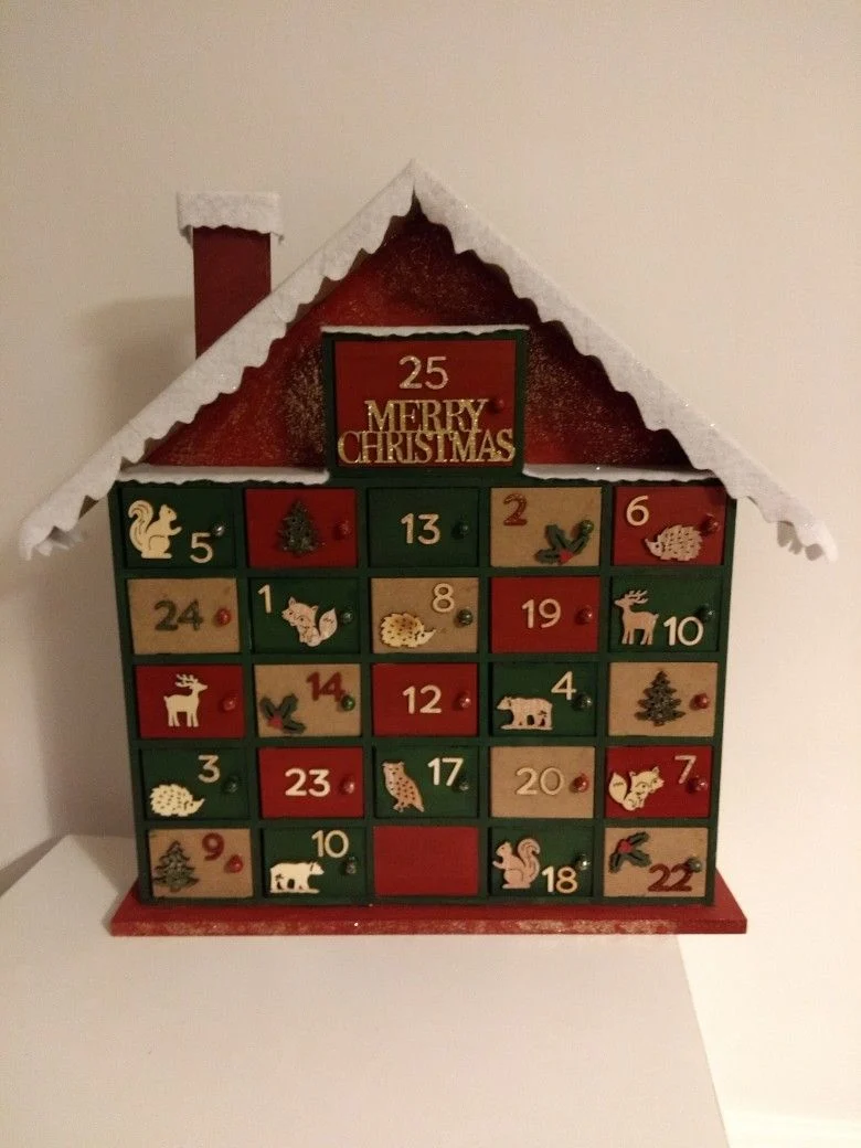 Cardboard Advent Calendar