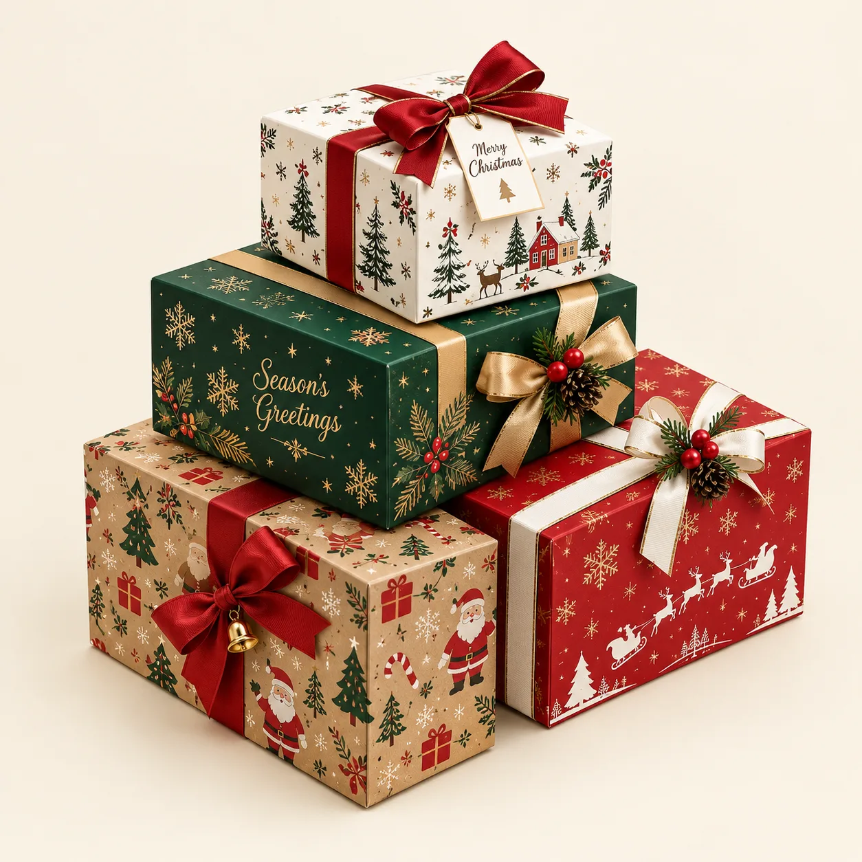 luxury Christmas gift boxes wholesale