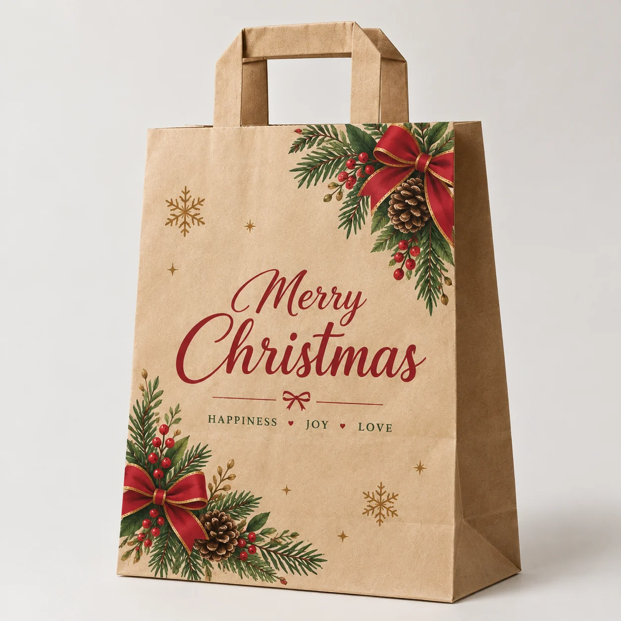 eco-friendly Christmas paper bags UK