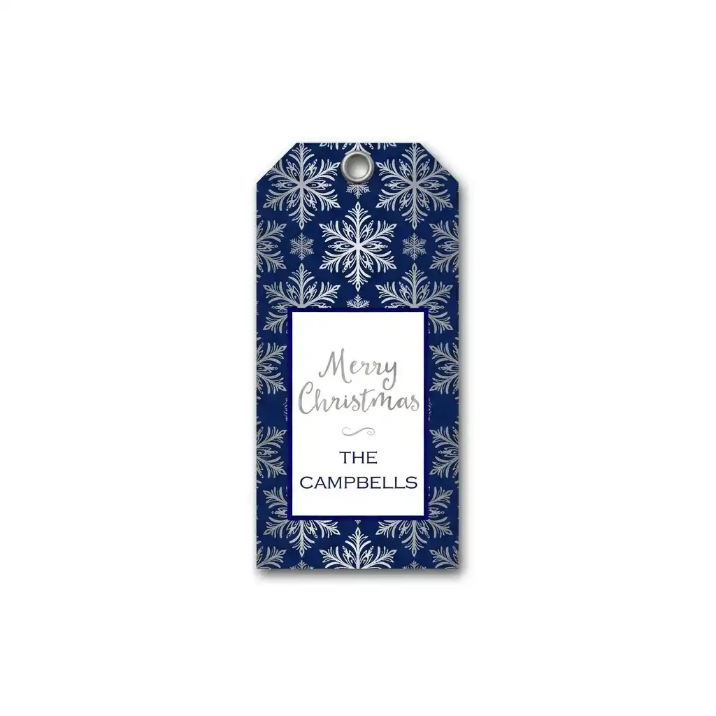 printed Christmas swing tags UK