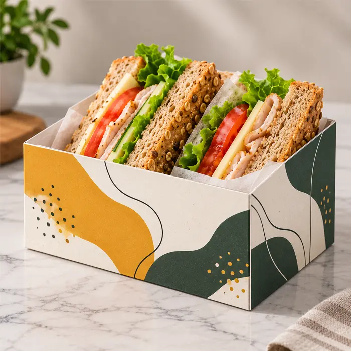 bespoke sandwich packaging boxes