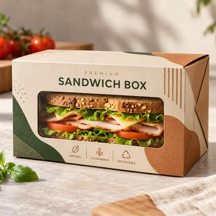 sandwich boxes with window
