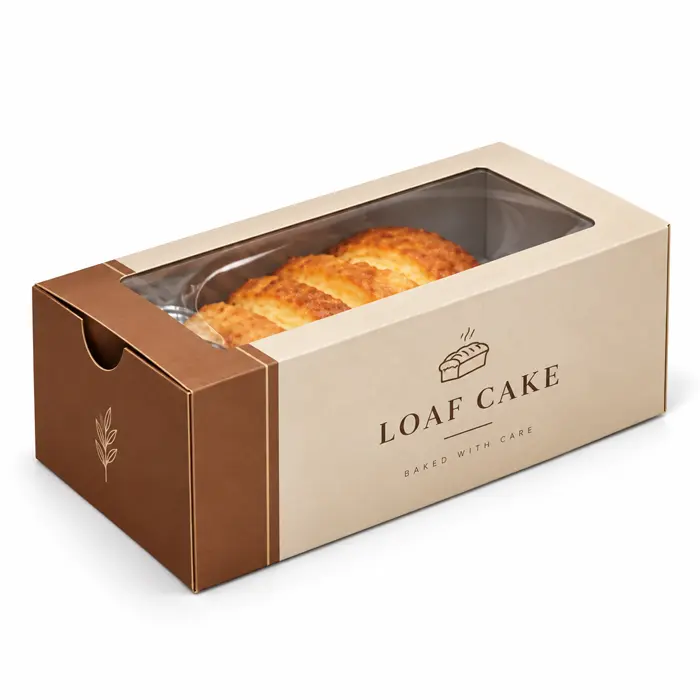 custom loaf cake boxes UK