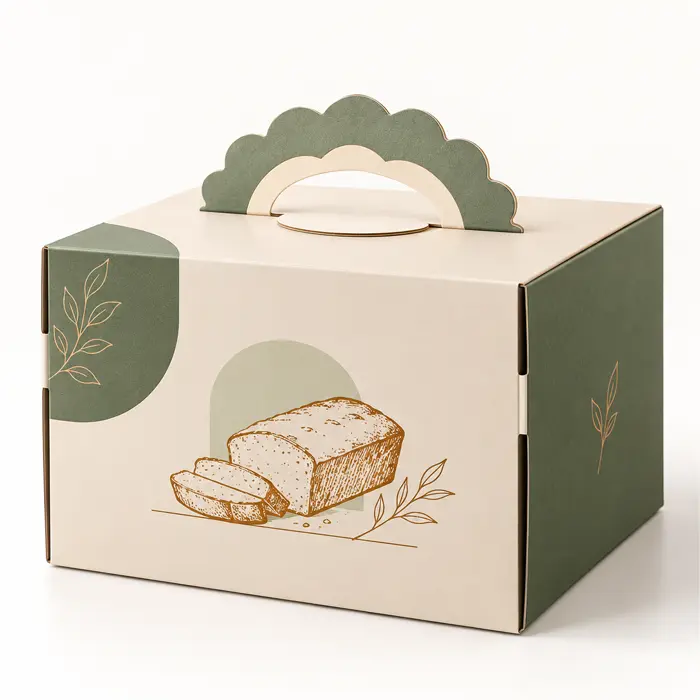 personalized loaf cake boxes UK