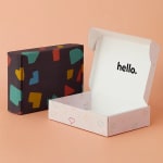 Colored mailer box designed