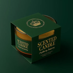 printed candle sleeves with logo