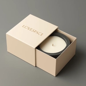 luxury candle sleeve packaging