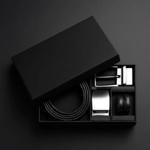 Personalised belt gift box