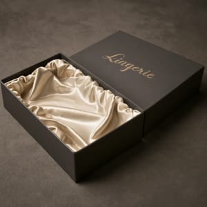 Luxury rigid lingerie packaging box for premium brands