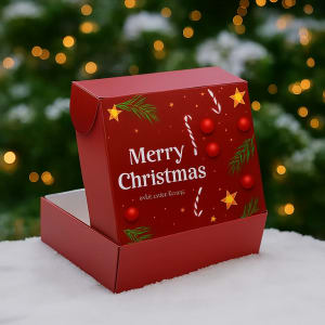 Custom Christmas Mailer Boxes with festive design