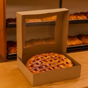 Custom brown bakery boxes