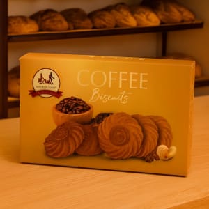 biscuit packaging with window