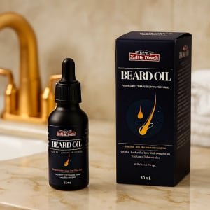 beard oil packaging for UK