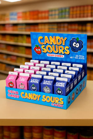 custom candy display packaging