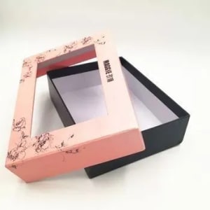 custom rigid boxes with die cut window