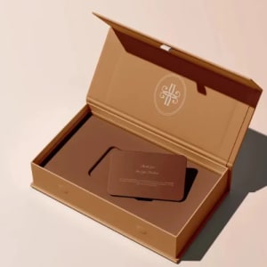 single colour luxury rigid boxes