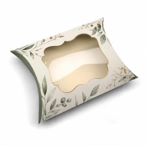 pillow box with window in UK