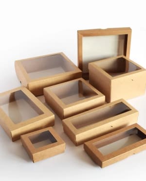 Kraft Boxes With Window 