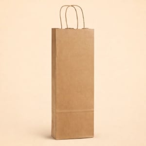 tall brown paper bag