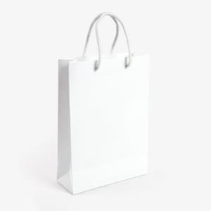 white paper bags