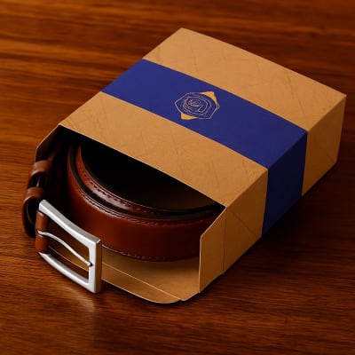 Custom belt boxes with logo printing