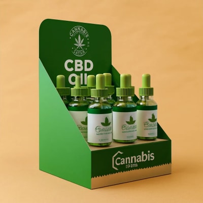 CBD product display boxes UK