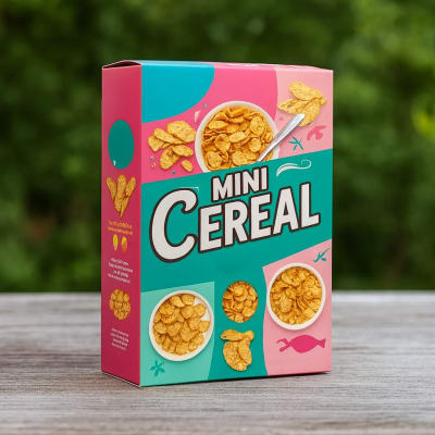 custom mini cereal boxes UK