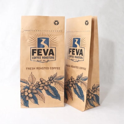 kraft paper coffee bags