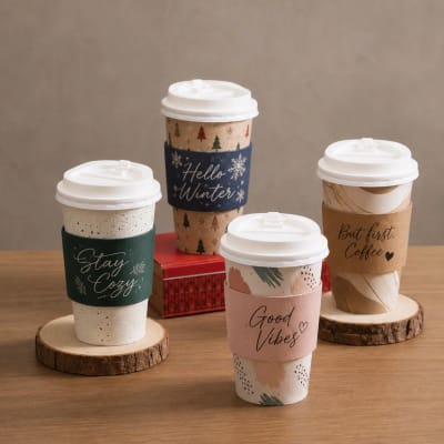 CHRISTMAS COFFEE CUP SLEEVES