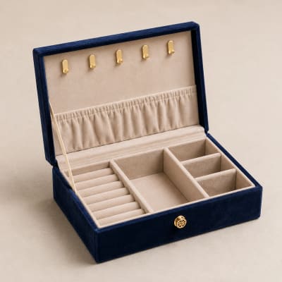 CUSTOM VELVET JEWELLERY BOX
