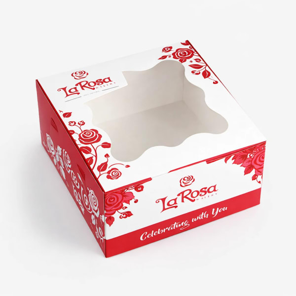 window cake boxes