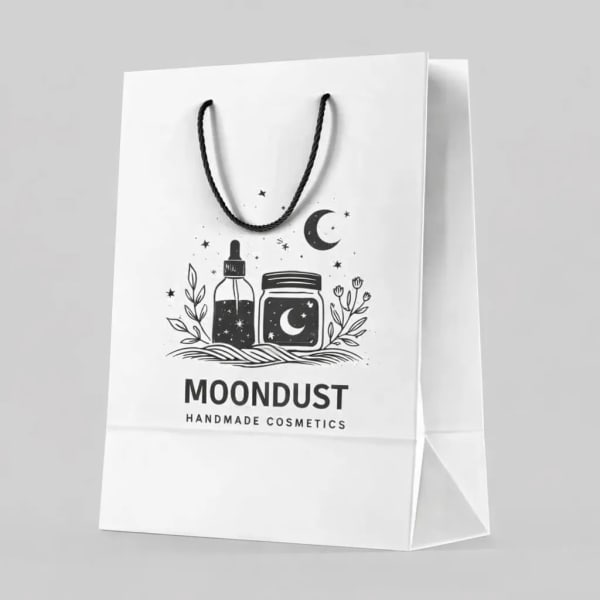white paper bags