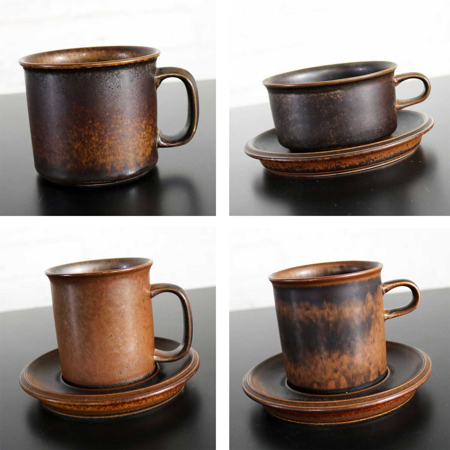 83 Piece Set of Vintage Mid-Century Ruska Stoneware by Ulla Procope for Arabia Finland