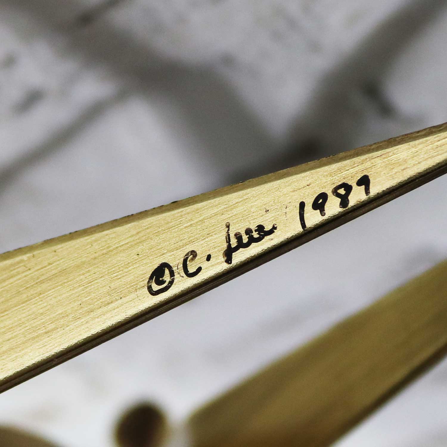 Curtis Jere Flock of Flying Birds Metal Wall Hanging Sculpture Signed Dated 1989