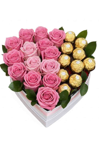 Ramo de flores con chocolate en Guayaquil - Floreria DIFIORI Guayaquil