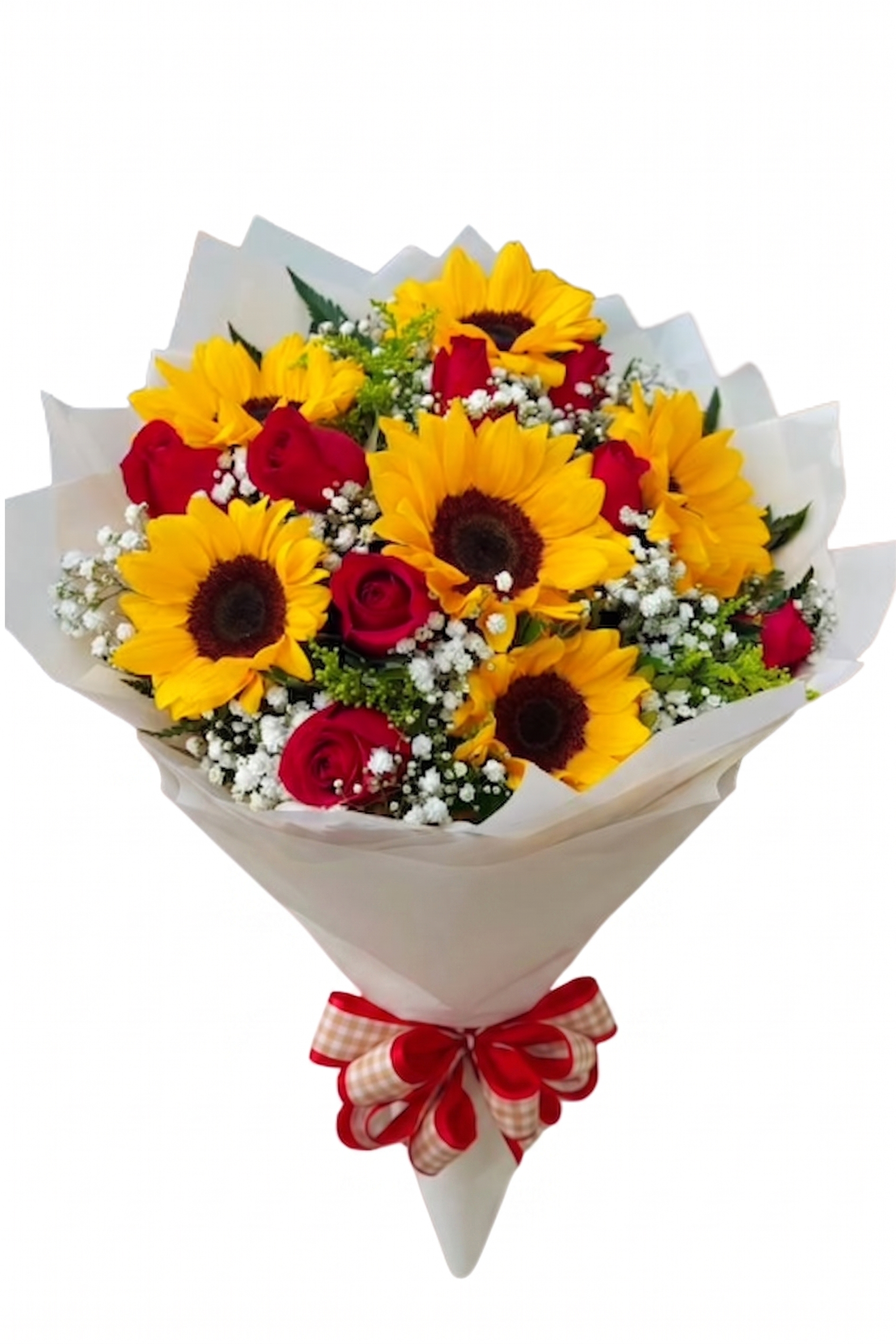 Ramo de girasoles y rosas en Guayaquil - Floreria DIFIORI Guayaquil